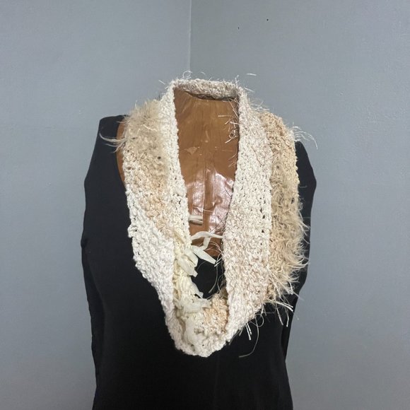 Cream Infinity Scarf - Picture 3 of 3